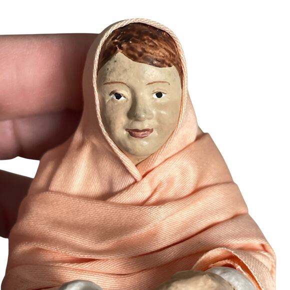 Hestia Nativity Mary Figure Vintage 1993 Companions Collection Handmade - Picture 15 of 16